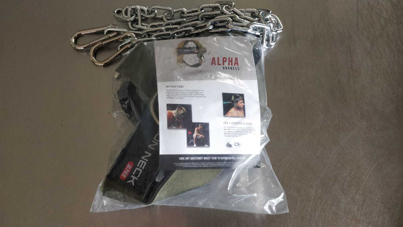 Alpha Neck Harness Packaging