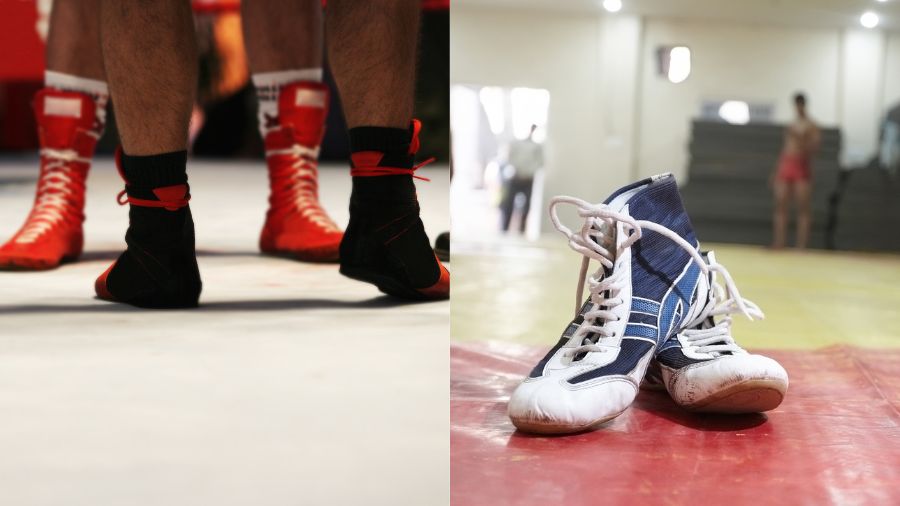 can you wear boxing shoes for wrestling