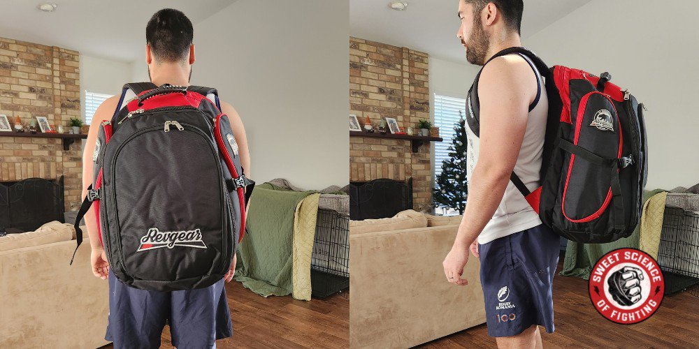 Revgear Travel Locker XL Backpack Size